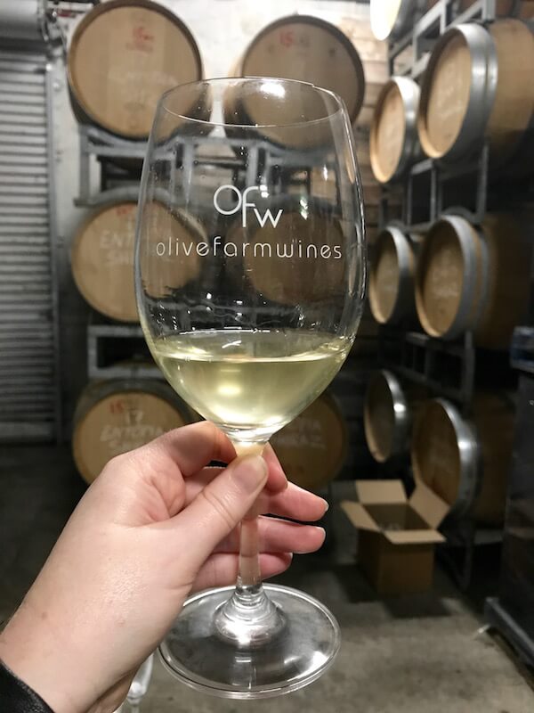 Olive Farm Wines Barrel Sample 2017 Chardonnay