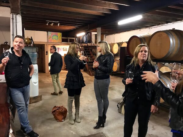 In the Downstairs Wine Cellar - John Kosovich Wines - Swan Valley