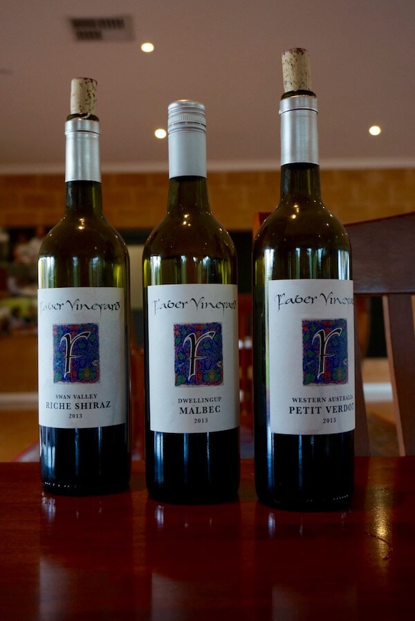 Red Wines at Faber Vineyard - Swan Valley