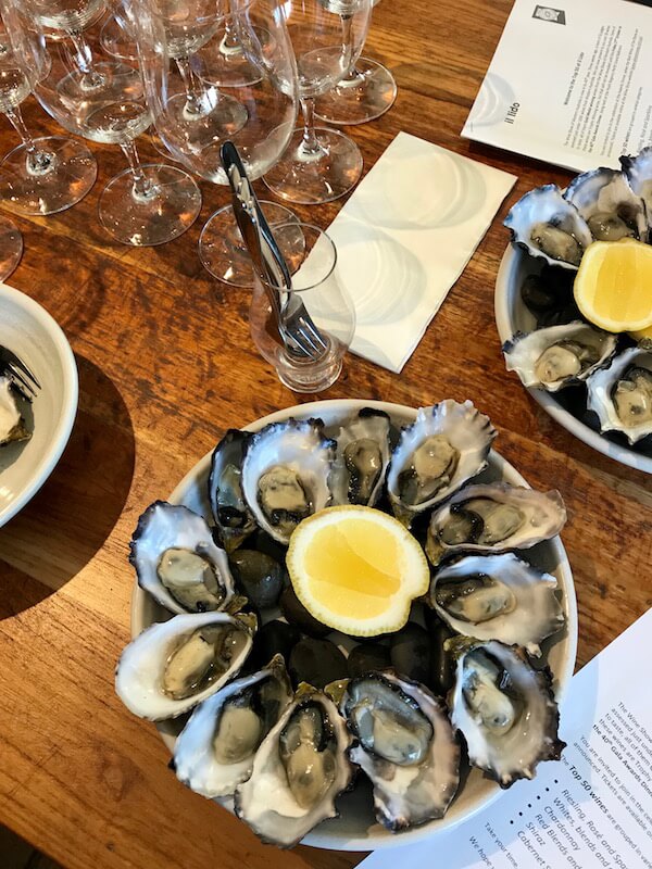 Oysters at Il Lido - Top 50 Tasting - Wine Show of WA 2017