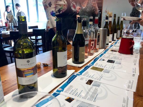White Wines at Il Lido - Top 50 Tasting - Wine Show of WA 2017