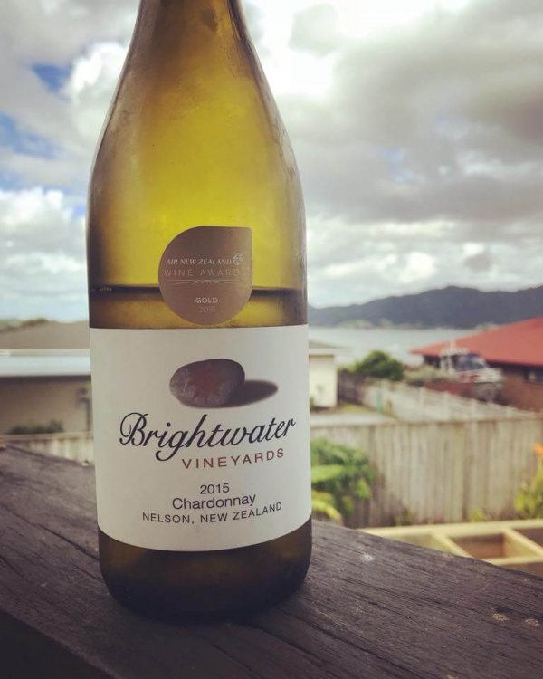 Brightwater Vineyards 2015 Chardonnay (Nelson, NZ) 