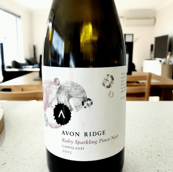 Avon Ridge Vineyard - 2015 Ruby Sparkling Pinot Noir - Gippsland