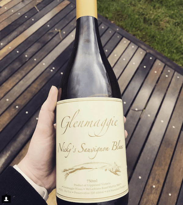 Glenmaggie 2017 Nicky's Sauvignon Blanc - Gippsland Wineries