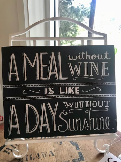 A Meal Without Wine is Like