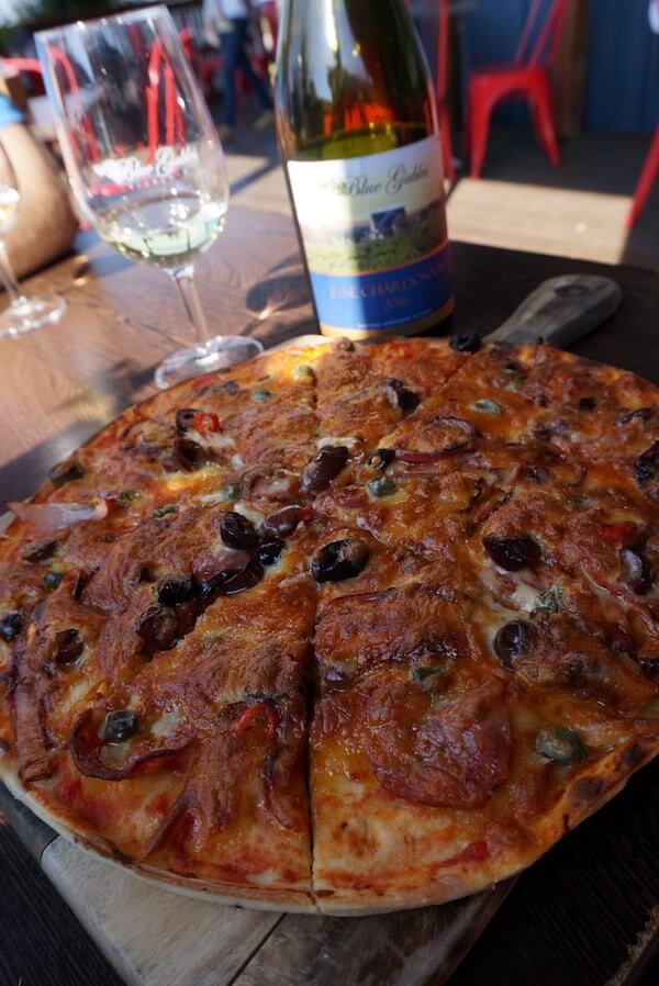 Blue Gables Winery Inferno Pizza