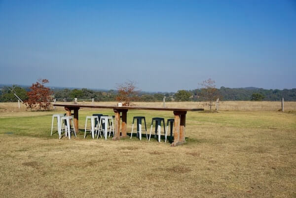 Blue Gables Winery - Outdoor Seating - Gippsland Wine