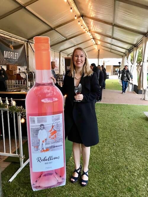 Naomi Fuller and Rebellious Wine from Riverbank Estate at City Wine Perth
