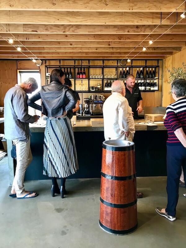 Inside the Lightfoot and Sons cellar door
