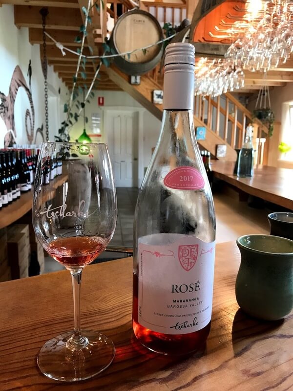 glass-and-bottle-of-rose-marananga-at-tscharkes-in-the-barossa-valley