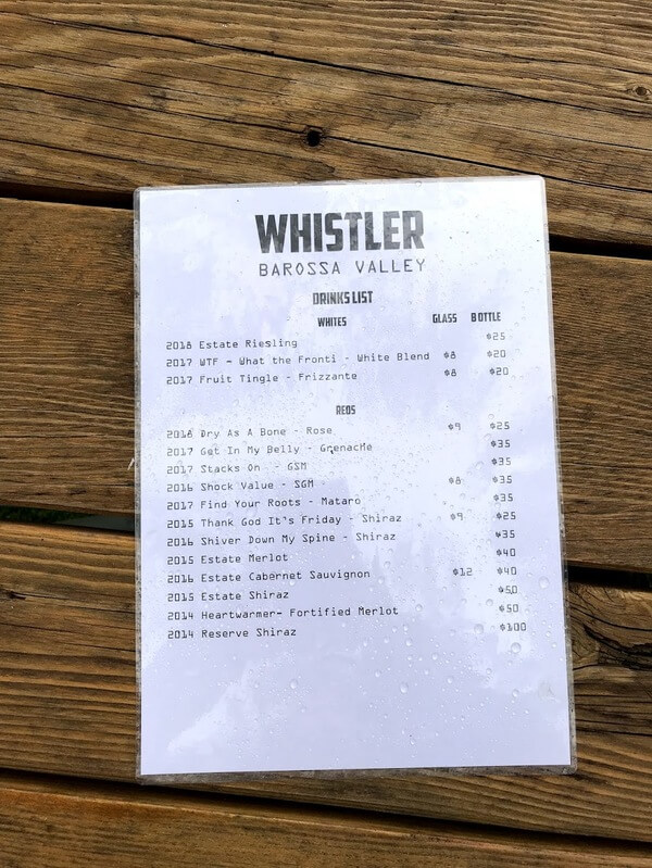 wine-list-at-whistler-wines-in-the-barossa-valley