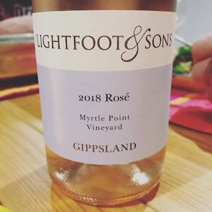 Lightfoot and Sons 2018 Rose Gippsland