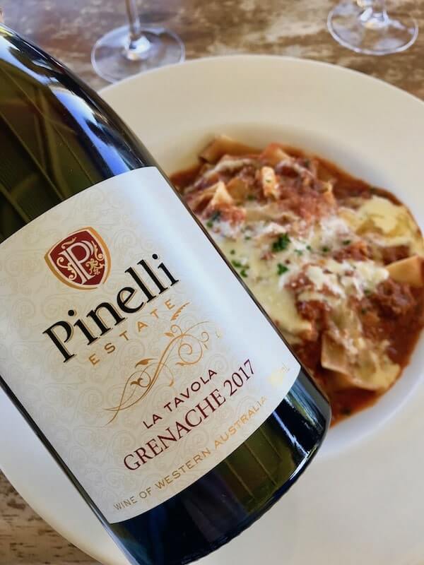 Pinelli Winery Restaurant - Grenache 2017 - Swan Valley Perth