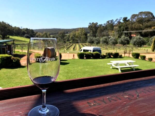 red-wine-glass-wine-at-mayattsfield-vineyard-perth-hills-bickley-valley