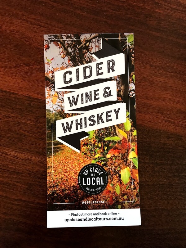 Bickley Valley Cider, Wine and Whiskey Trail