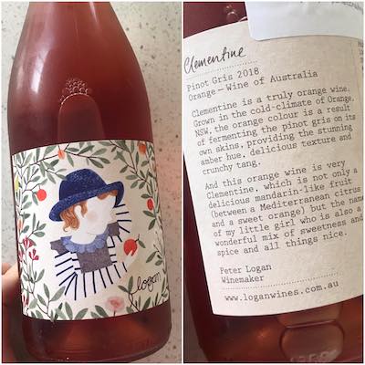 Logan Wines Clementine Pinot Gris 2018