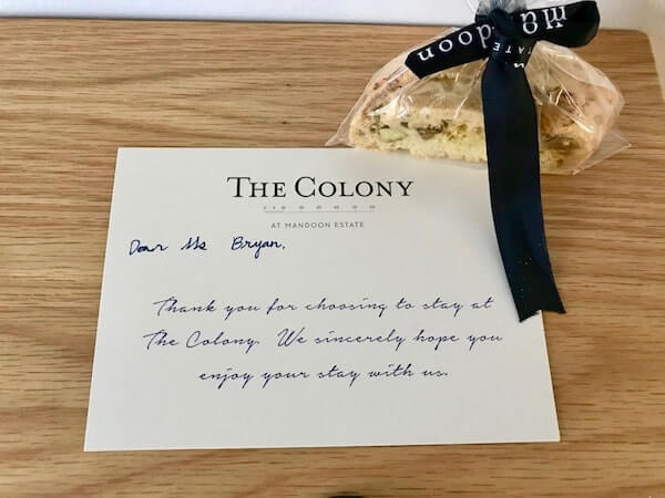 Note from Staff - The Colony At Mandoon Estate