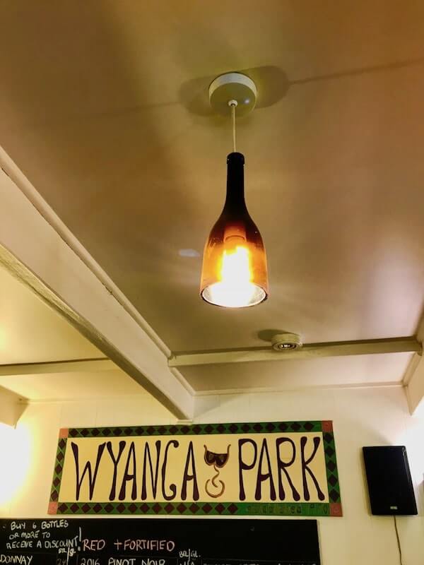 Wyanga Park Winery Wine Bottle Lamp Shade