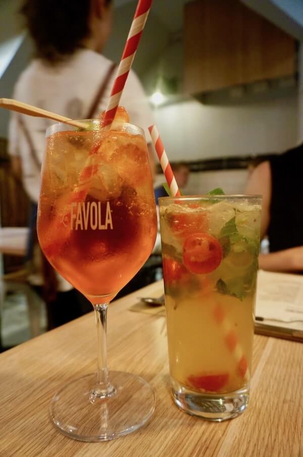 Cocktails at La Favola Newtown Sydney