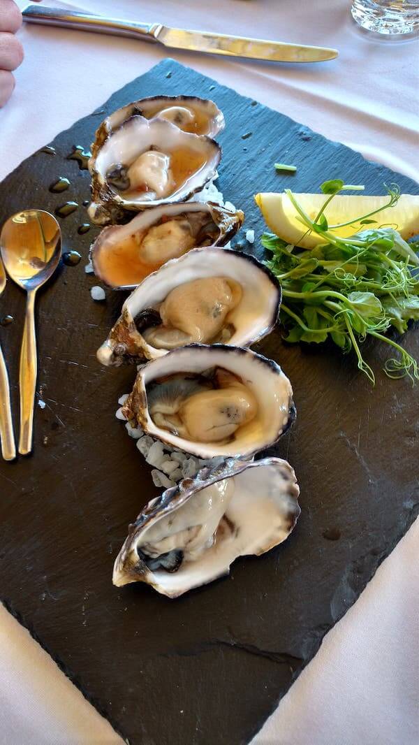 Oysters at Sittella Winery Swan Valley