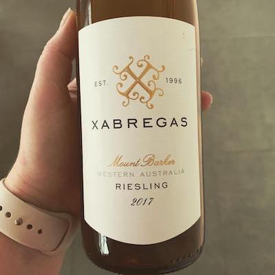 Xabregas Wines 2017 Mt Barker Riesling