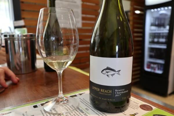 glass-and-bottle-of-reserve-chardonnay-at-upper-reach-winery-swan-valley
