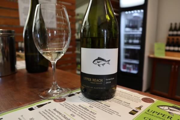 glass-and-bottle-of-semillon-at-upper-reach-winery-swan-valley
