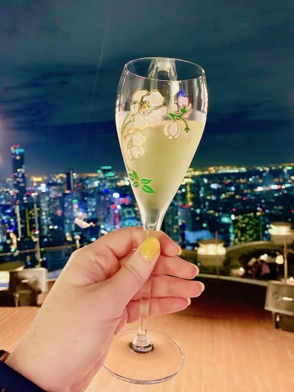 One Night In Bangkok Drinking Wine