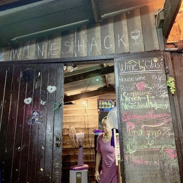 Wine Shack at Jacks Bar Bangkok