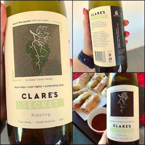 Millon Wines Clare's Secret 2017 Riesling