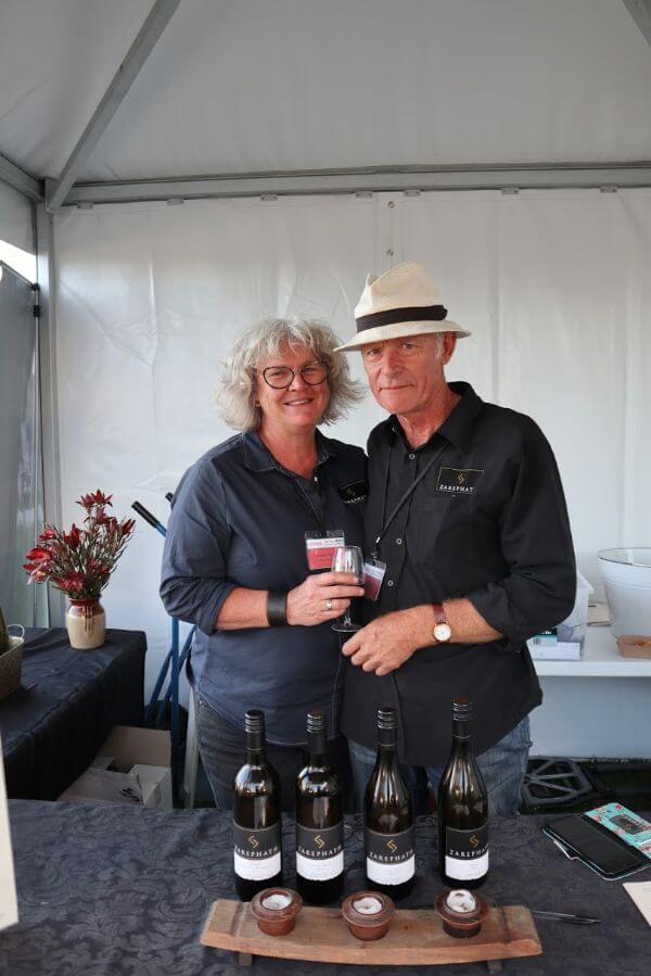 rosie from zarephath at the albany wine and food festival
