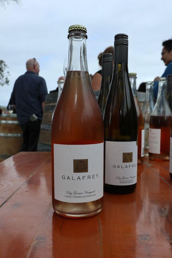 2018 reserve riesling and sparkling panache at the galafrey wines long table lunch