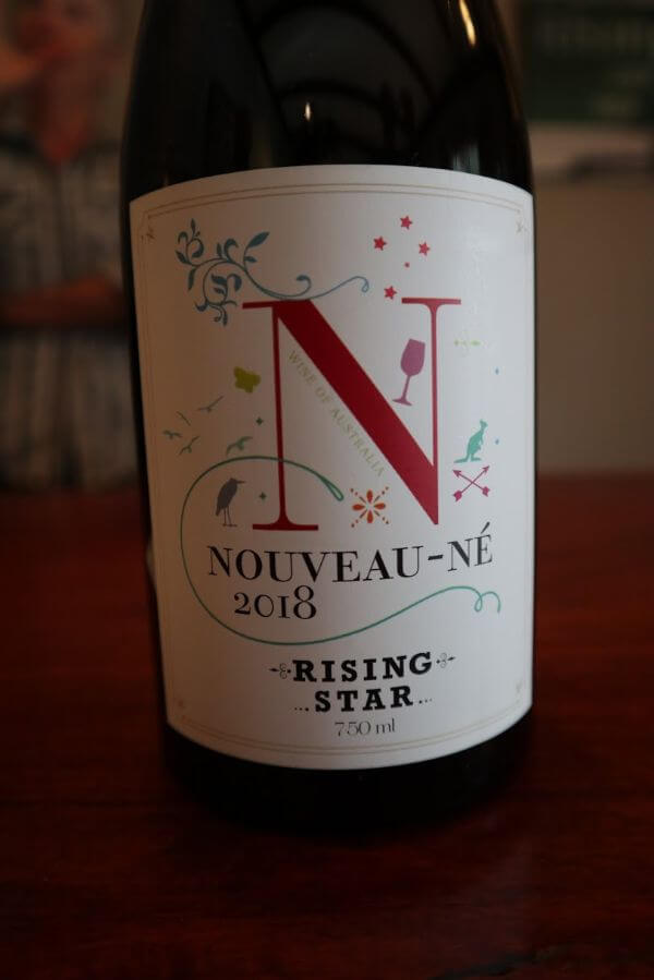 bottle of 2018 nouveau-ne at rising star wines on scotsdale road denmark wine region