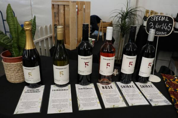 bottles of wine from fifth estate wine in harvey at city wine yagan square perth