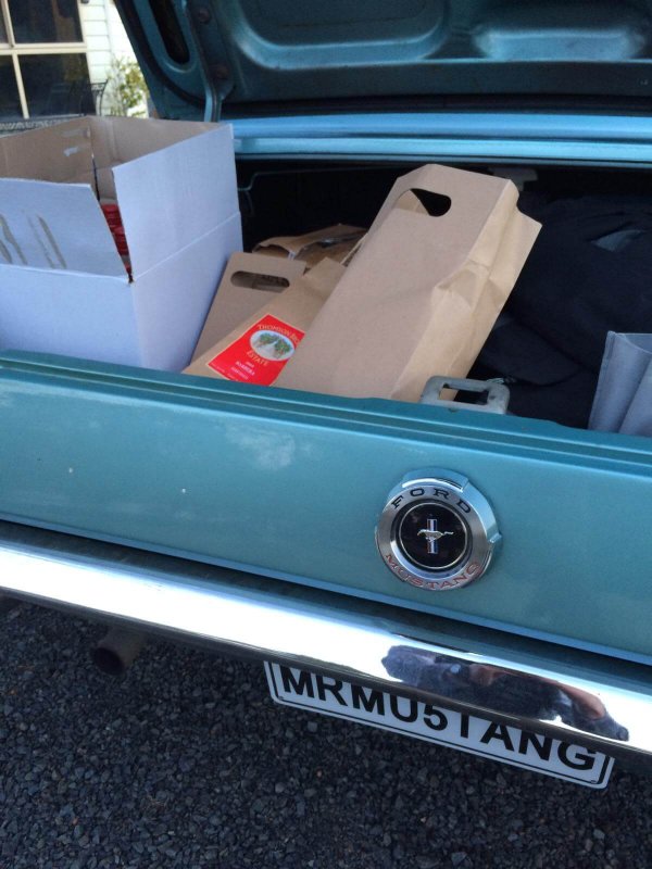 Wine purchases in Mr Mustang Hire