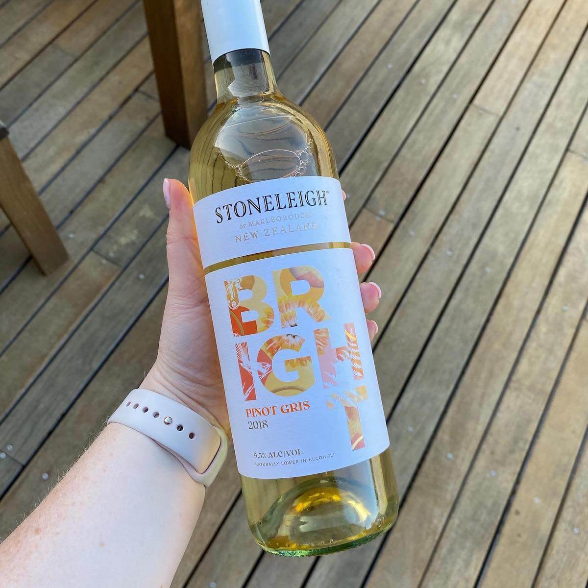 Stoneleigh Bright 2018 Pinot Gris – Lower in Alcohol Wine