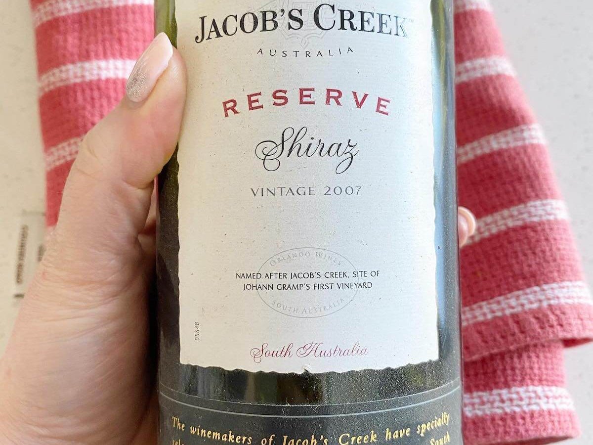 Jacobs Creek 2007 Reserve Shiraz South Australia Travelling Corkscrew