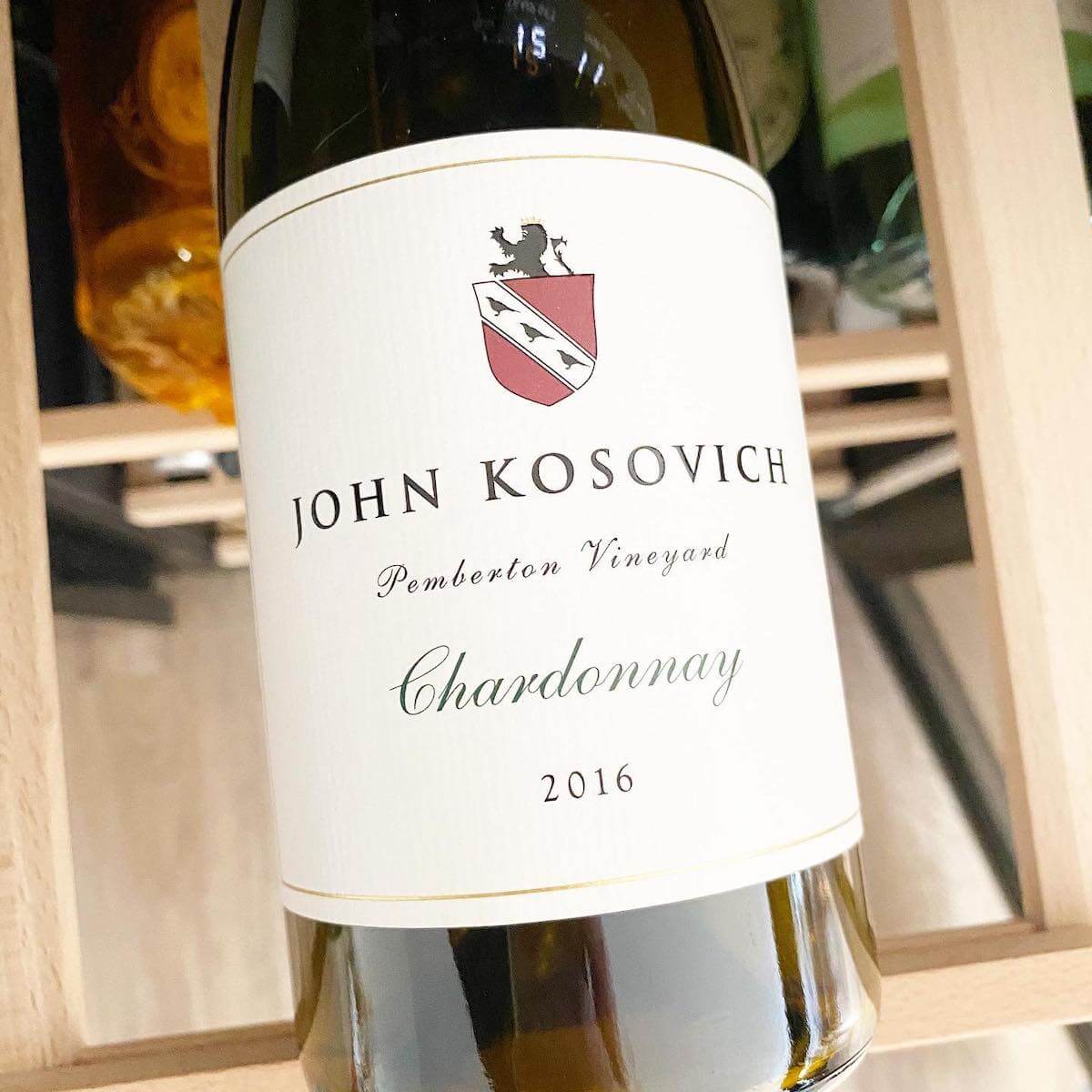 John Kosovich 2016 Pemberton Vineyard Chardonnay