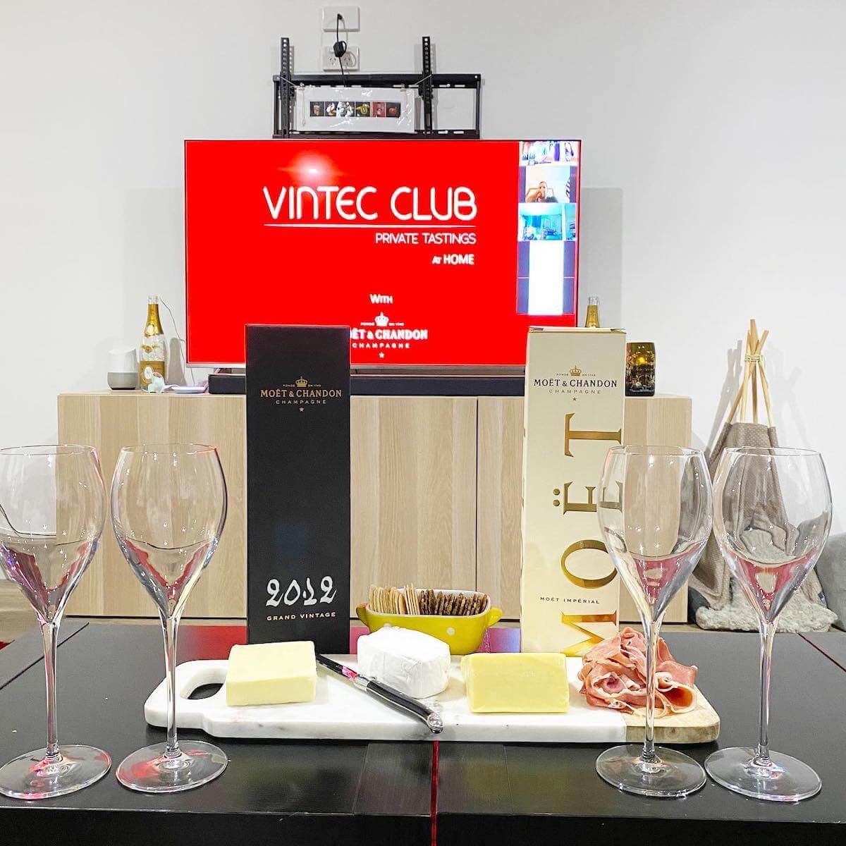 Moet & Chandon Champagne - NV and 2012 - Vintec Private Tasting at Home