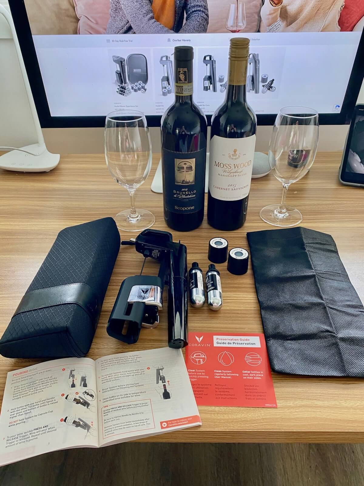 Product Testing the Coravin Wine Preservation System