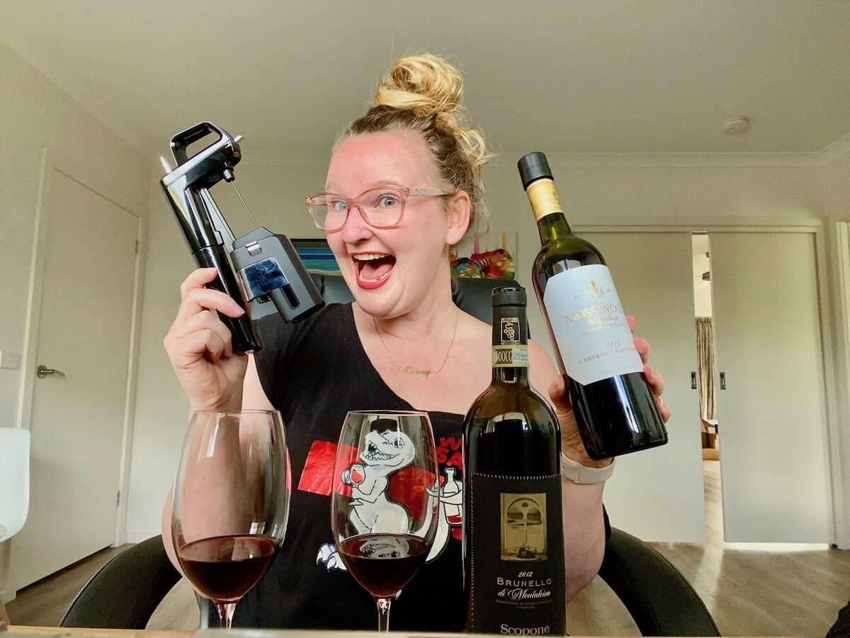 Wine-blogger-Casey-and-her-Model-6-Coravin