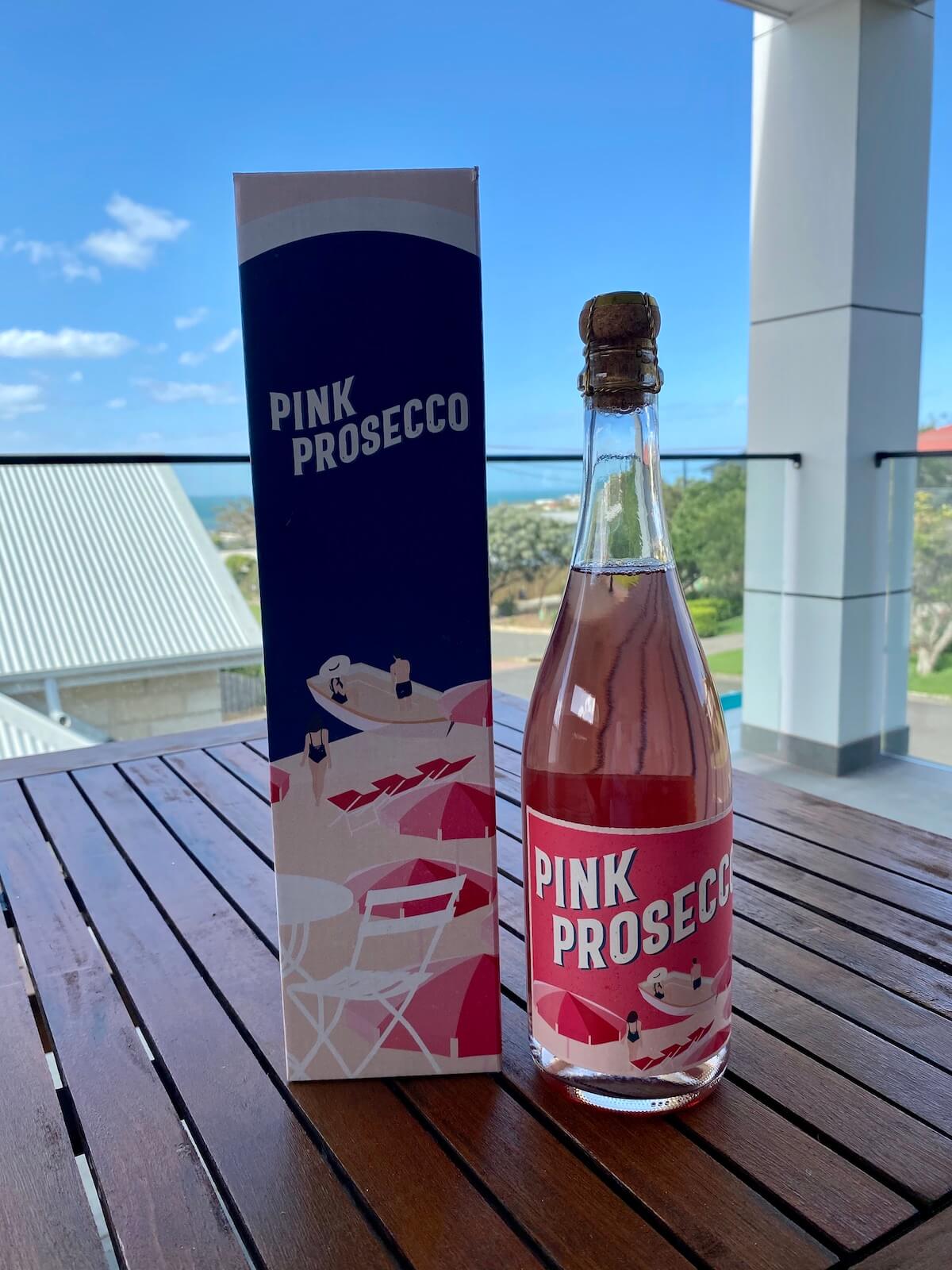 Pink Prosecco and Box