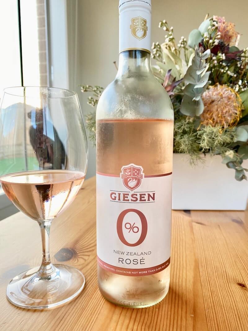Giesen zero percent rose wine