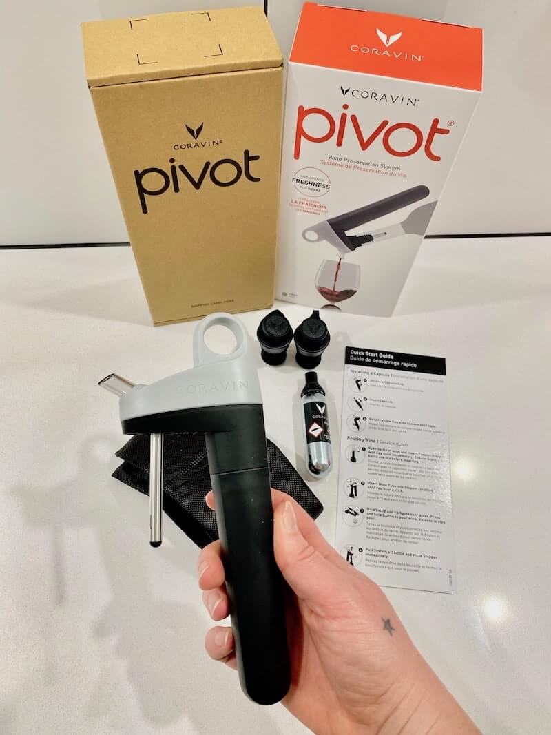 Coravin Pivot Wine Preservation Tool - Unboxed