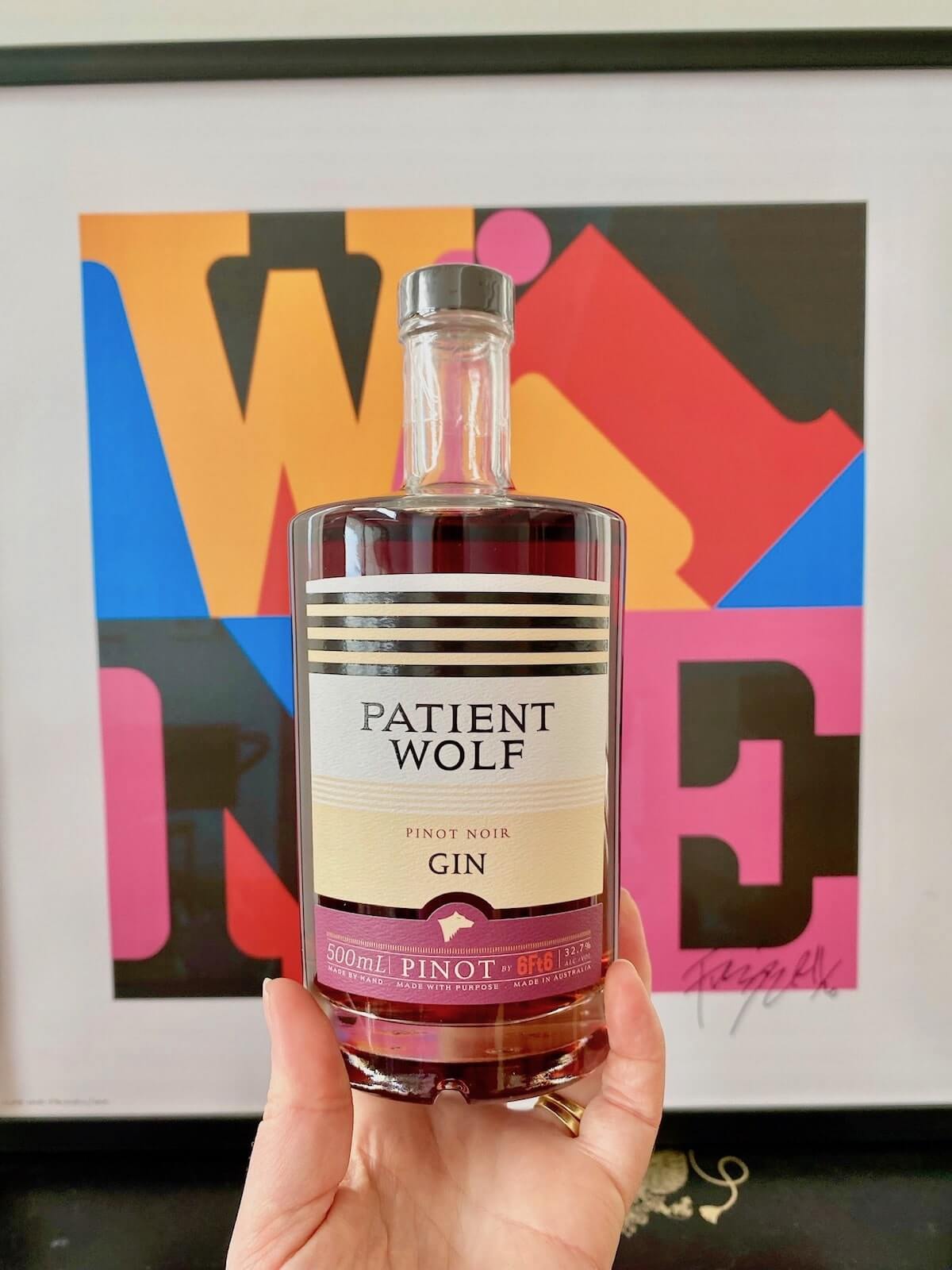 Pinot Noir Gin by 6Ft6 Wines and Patient Wolf