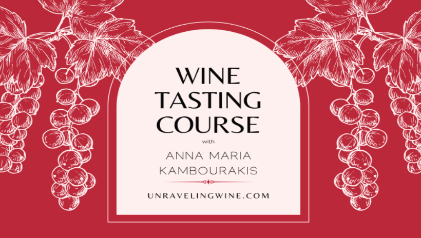 Online Wine Tasting Course with Anna Maria Kambourakis