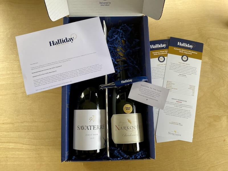 First Halliday Wine Club Box