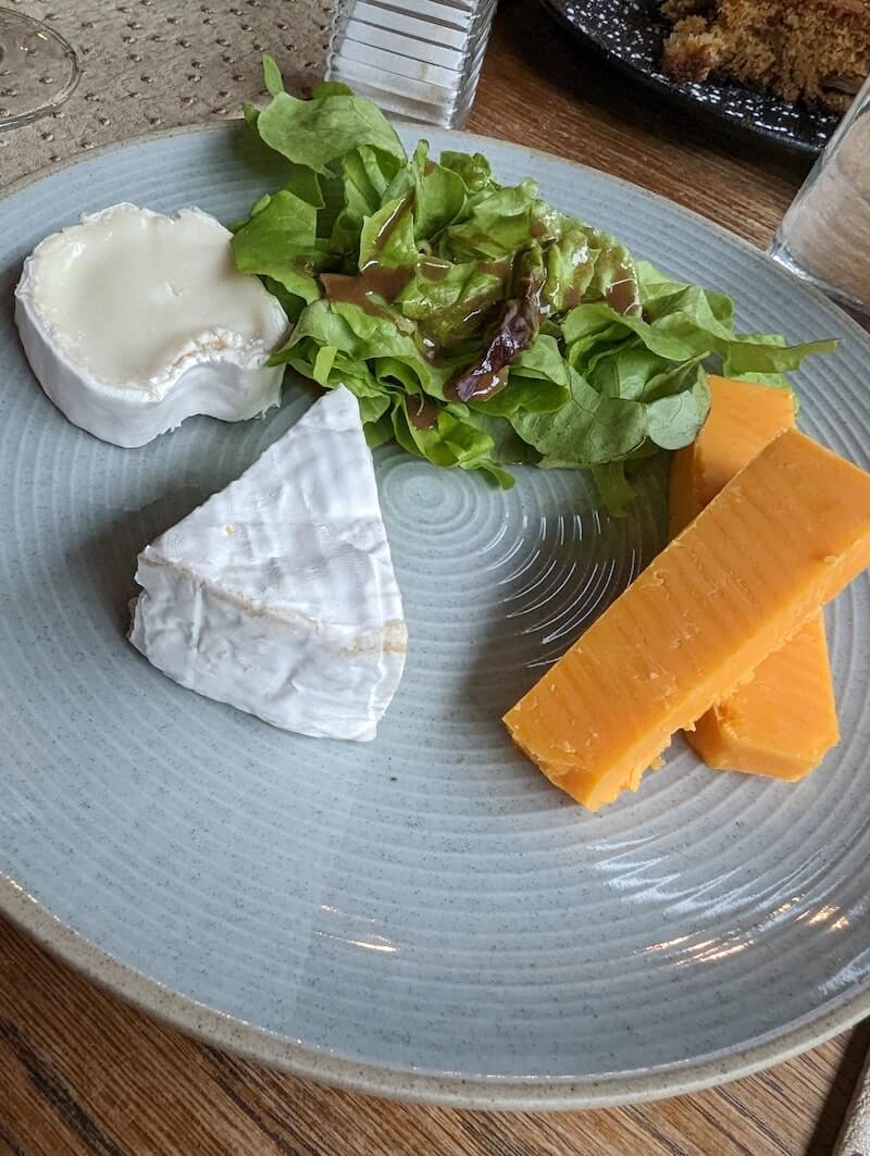 Cheese at La Mangeoire in Parnay - Loire Valley wine trip