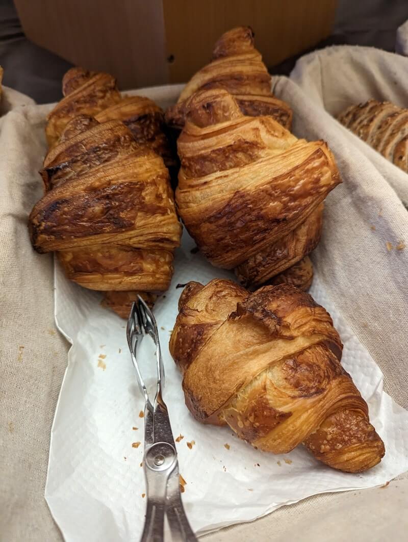 Fresh Croissants at Hotel Du Mail Angers