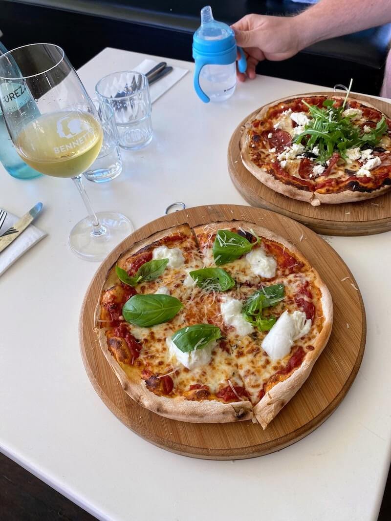 Pizza at Bennetts on the Bellarine